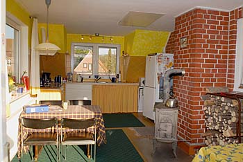 Küche in der Ferienwohnung "Familie Passau"